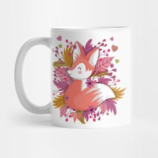 Autumn Fox & Berries Mug